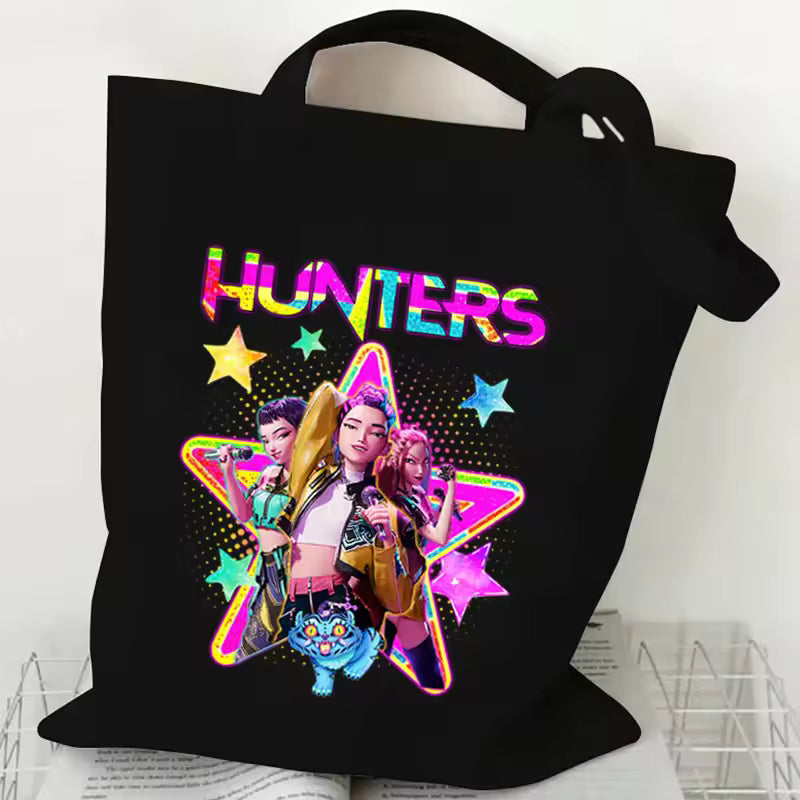 Demon Hunters Axelväska – K-Pop Canvas Handväska Demon Hunters Axelväska – K-Pop Canvas Handväska